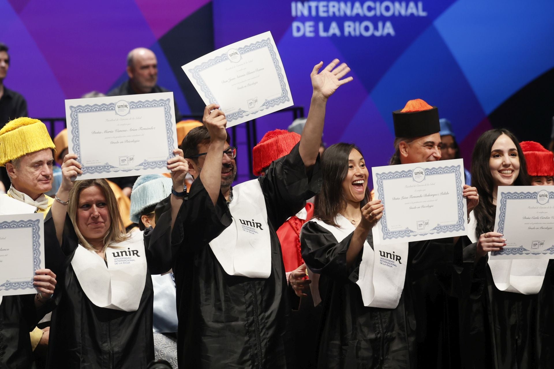 Las graduaciones de UNIR de este sábado