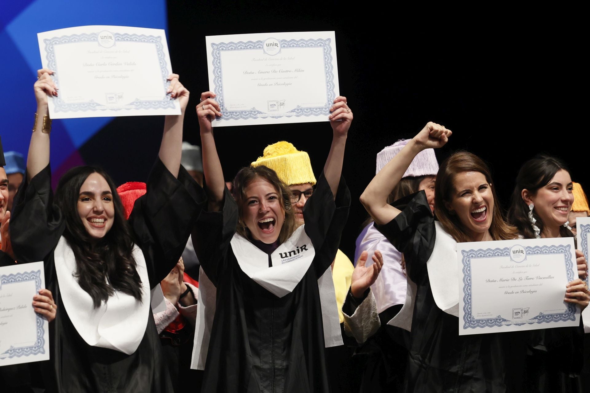 Las graduaciones de UNIR de este sábado