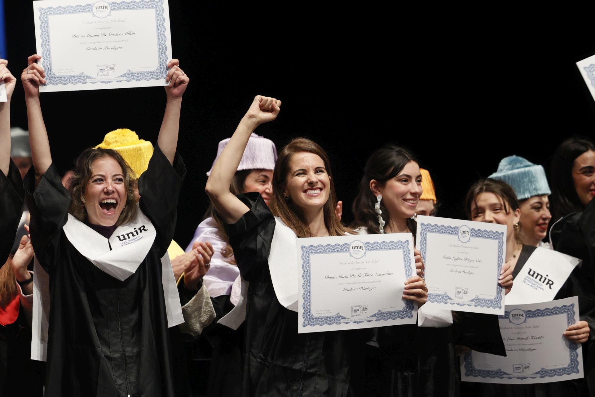 Las graduaciones de UNIR de este sábado