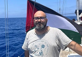 La familia del riojano Sergio Toribio, «preocupada, pero con la esperanza de verle pronto» en su casa logroñesa