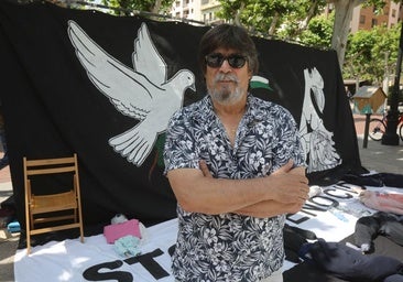 Acampada por Palestina, pero también por Toribio