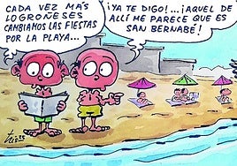 Logroño 'desierto' en San Bernabé, según Tris