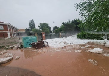 Las imágenes de la tormenta en Navarrete