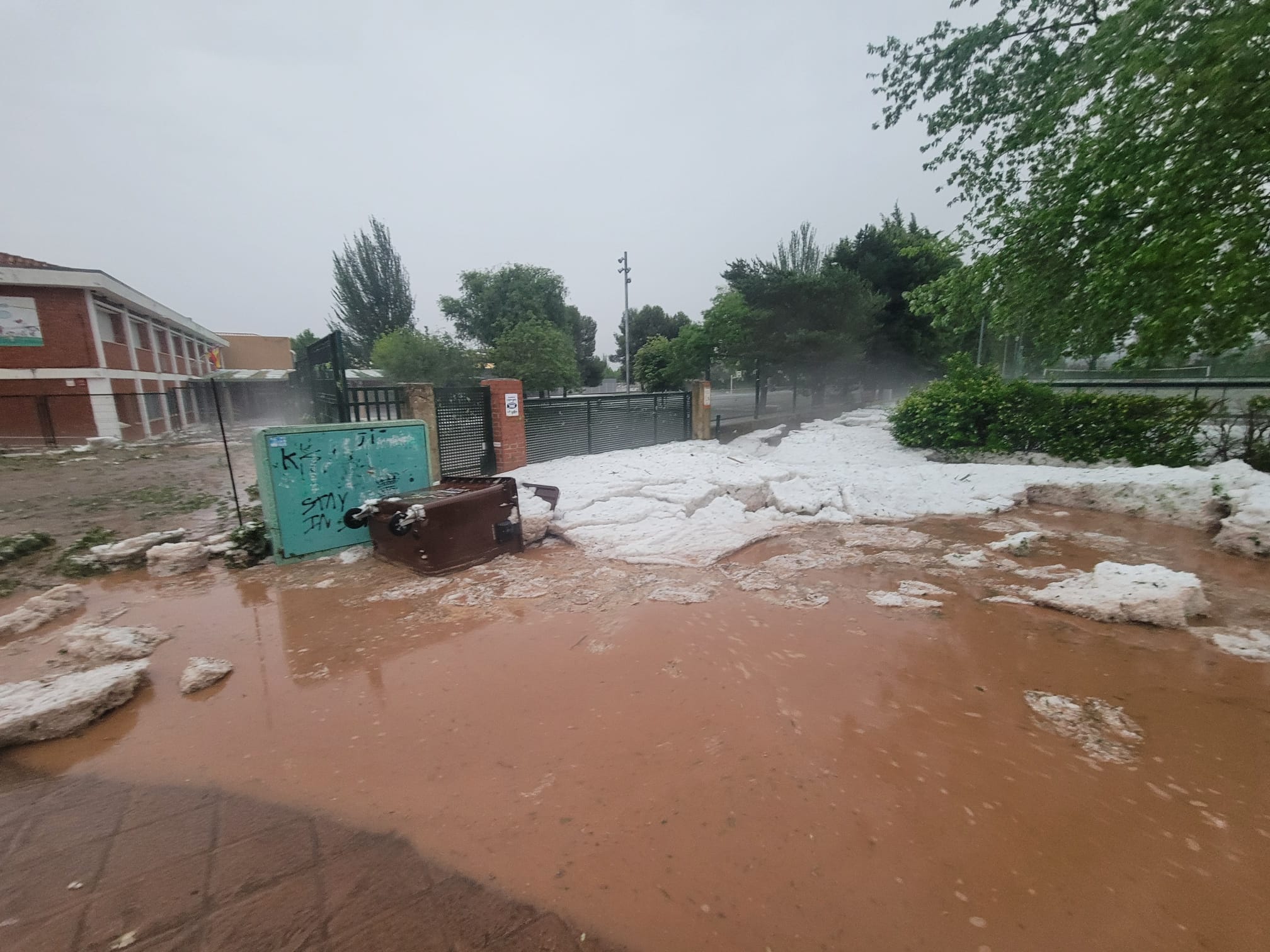 Las imágenes de la tormenta en Navarrete