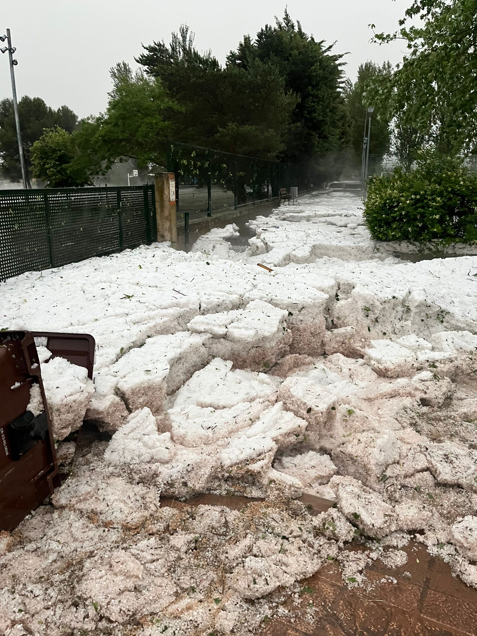 Las imágenes de la tormenta en Navarrete