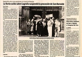 Un San Bernabé pasado por agua