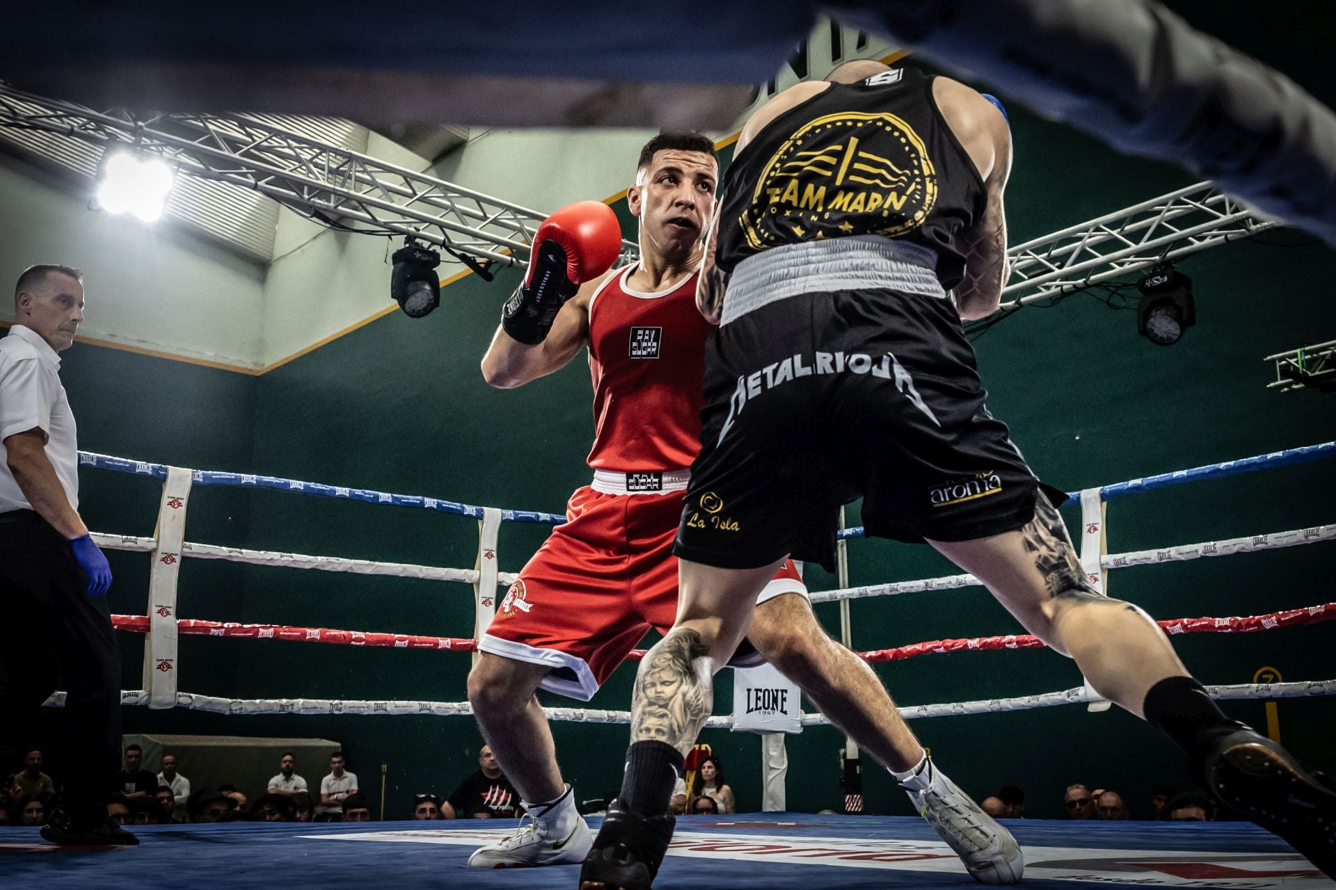 Una noche de boxeo en Las Gaunas