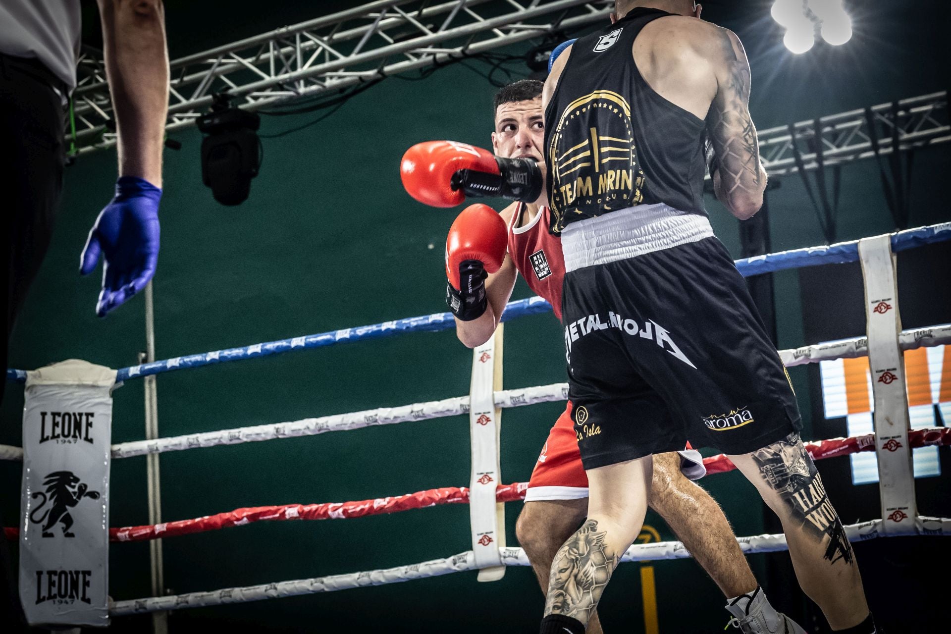 Una noche de boxeo en Las Gaunas