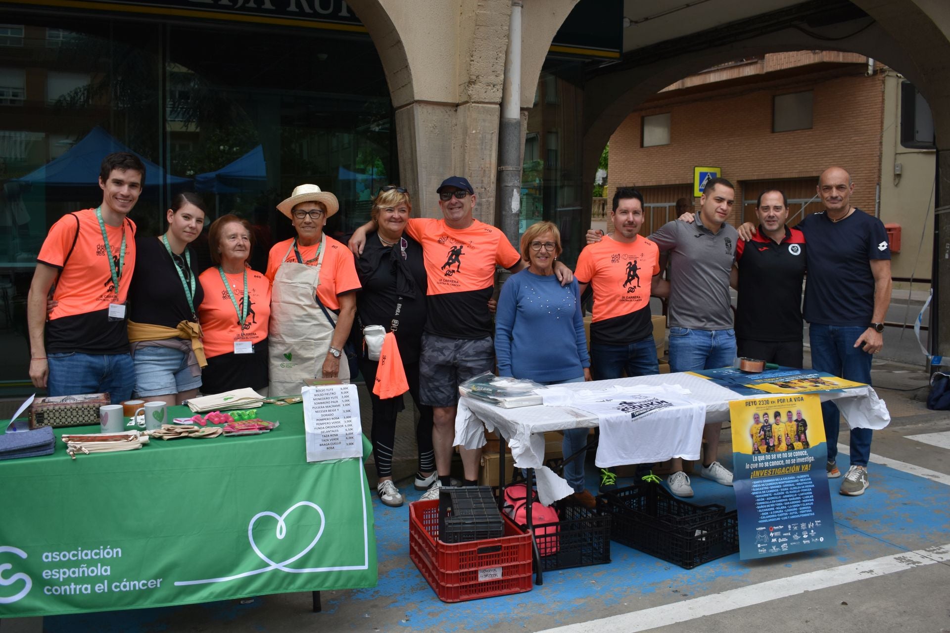 Deporte en la calle y marcha contra el cáncer, en Autol