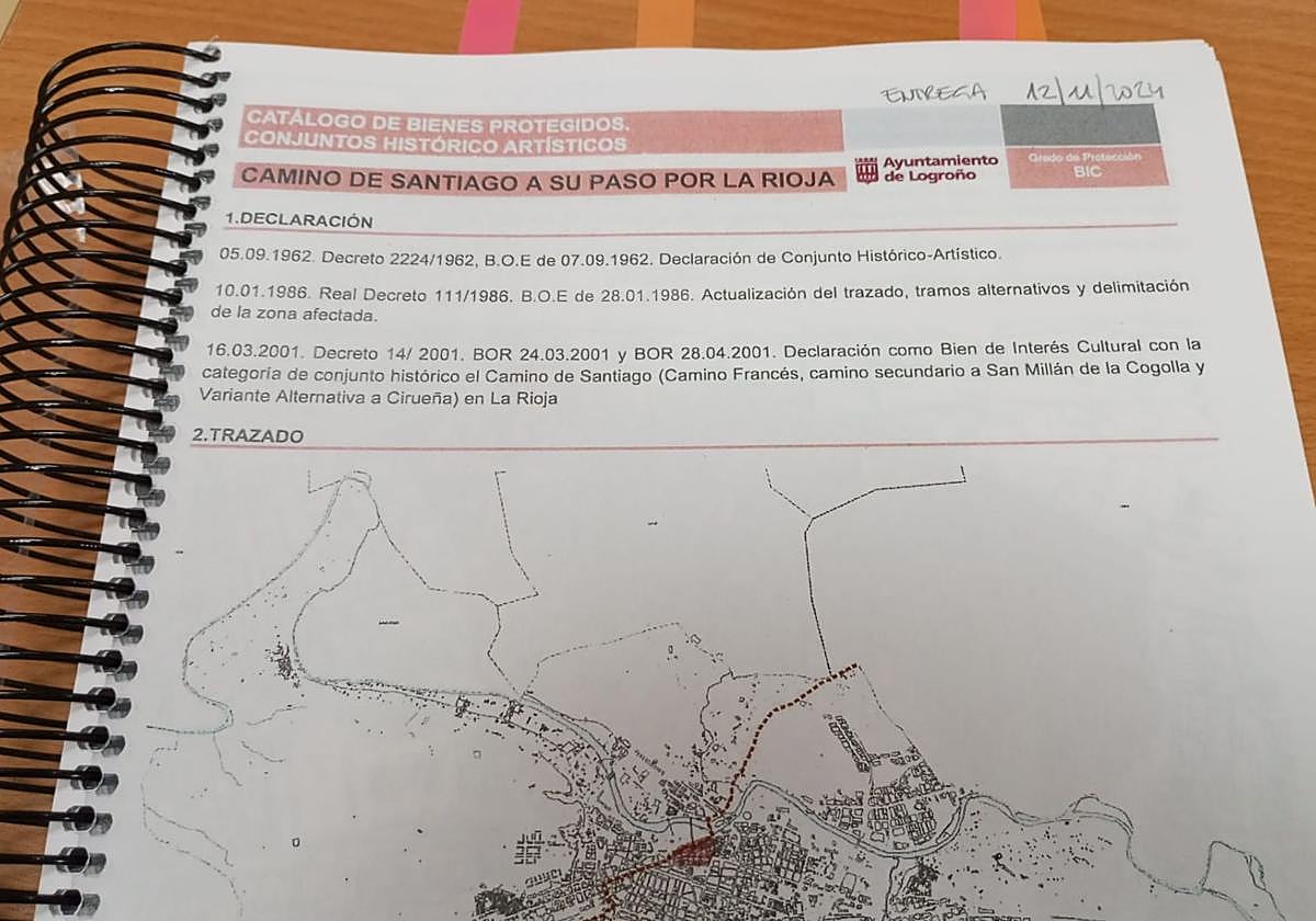 El borrador de nuevo catálogo de bienes protegidos presentado el pasado marzo al que ha tenido acceso Diario LA RIOJA