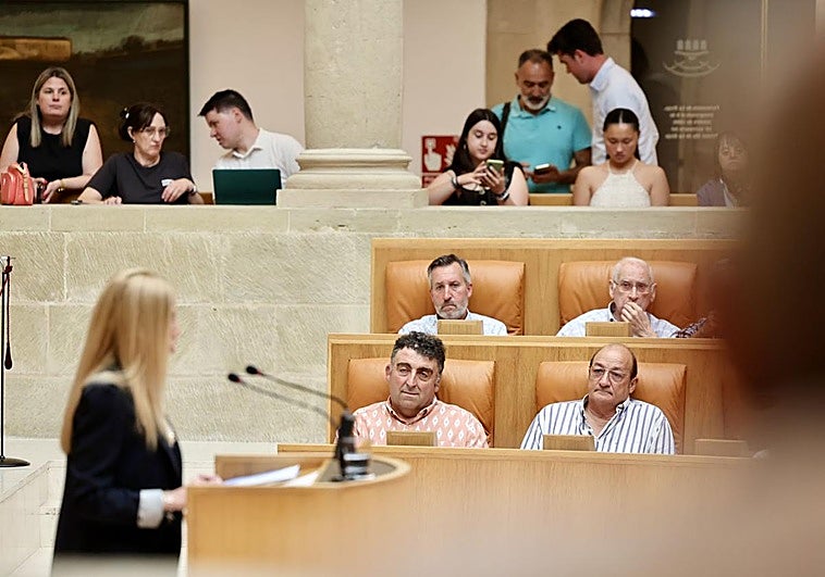 Marta Fernández Cornago durante la entrega de los diplomas.