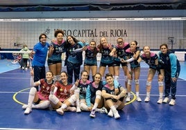 Plantilla del Ocisa Haro Rioja Voley.