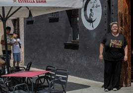 Irina, hostelera rumana en Nájera.