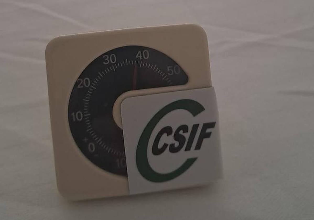 Temperatura registrada en una de las estancias del Centro Mental de Albelda.