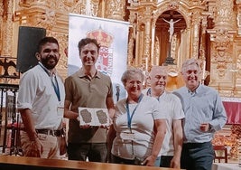 Reconocimiento en Viguera a Andrés Pascual.