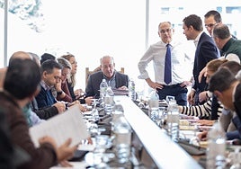 Ezquerro preside un pasado pleno del Consejo Regulador.