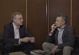 Conrado Escobar junto a José María Ezquiaga en una imagen de archivo.