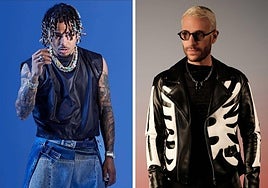 El artista de Puerto Rico, Ozuna, y el dj de Paises Bajos, Don Diablo.