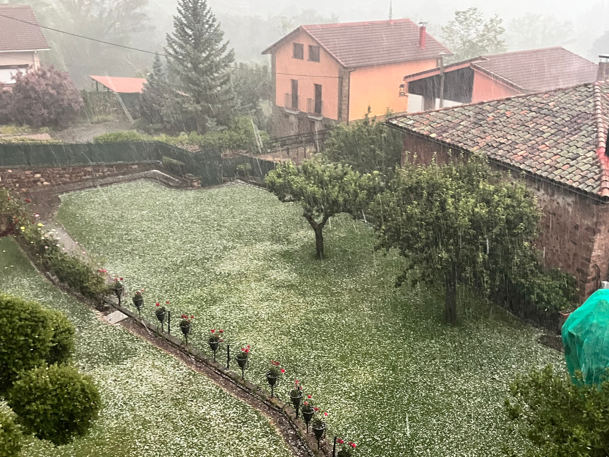 Granizada en El Rasillo
