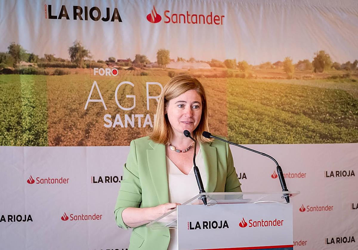 La consejera de Agricultura, Noemí Manzanos.