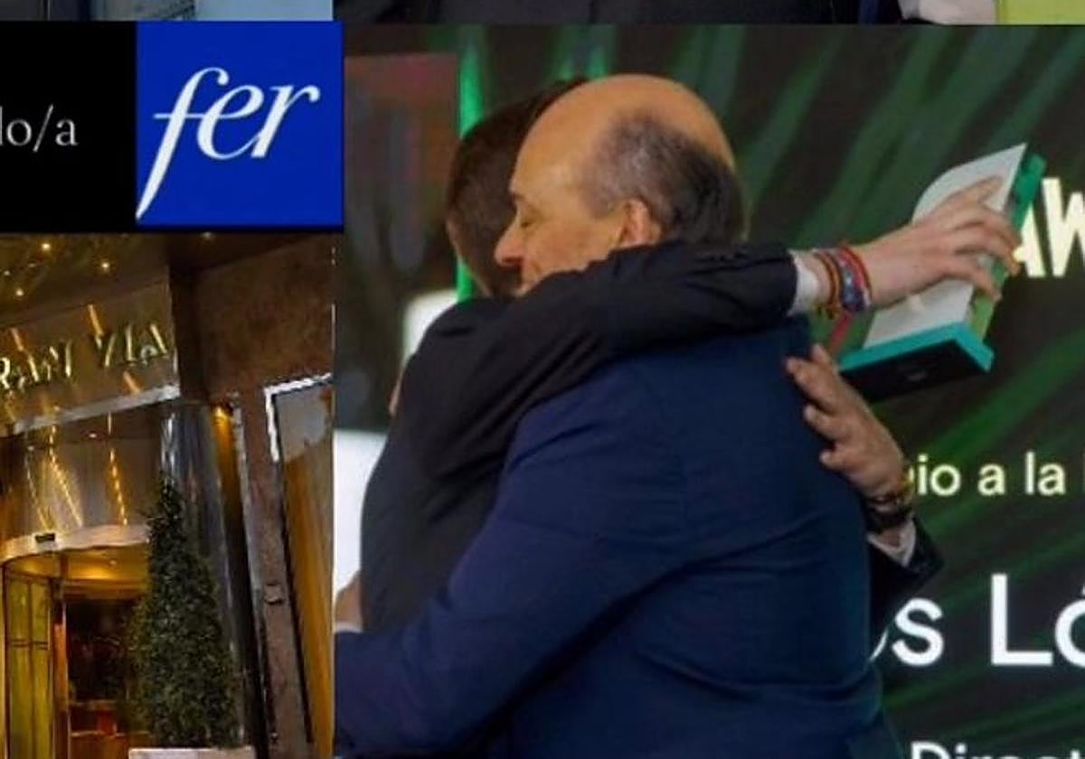 El instante en el que se le concedió el premio.