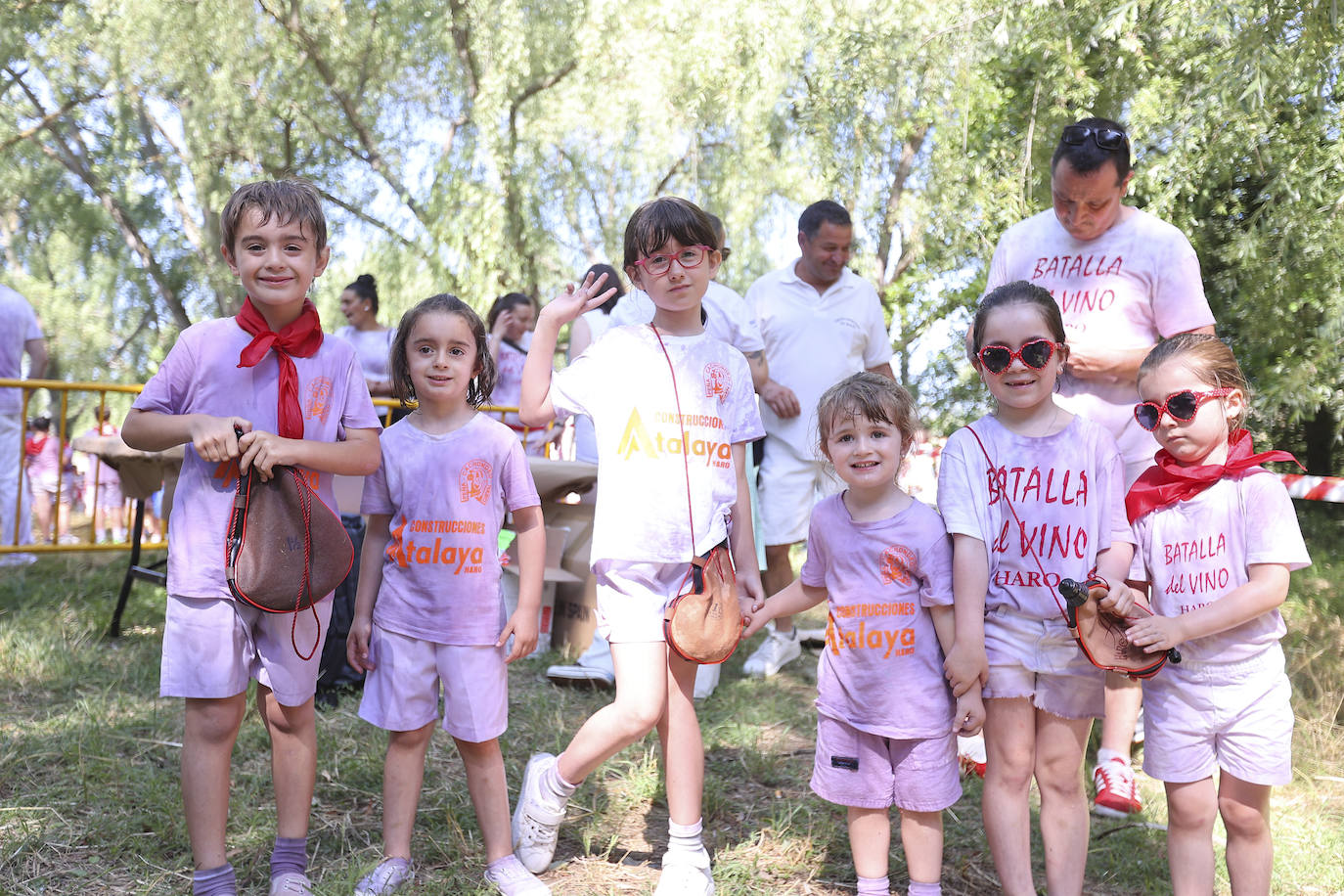 Las imágenes de la Batalla del Vino Infantil de Haro