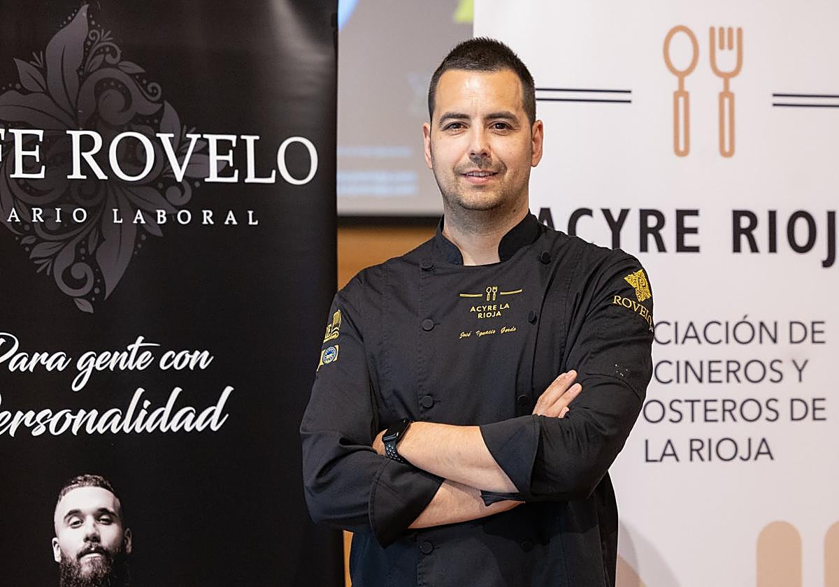 José Ignacio Gordo, con la chaquetilla de Acyre La Rioja.
