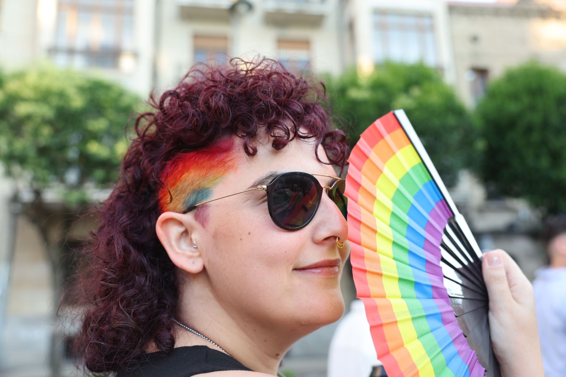 El colectivo LGTBIQ+ saca el Orgullo en las calles de Logroño