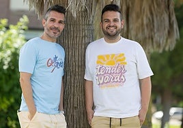 Ricardo Rodas (izquierda) y Sergio Castillo, en Calahorra.