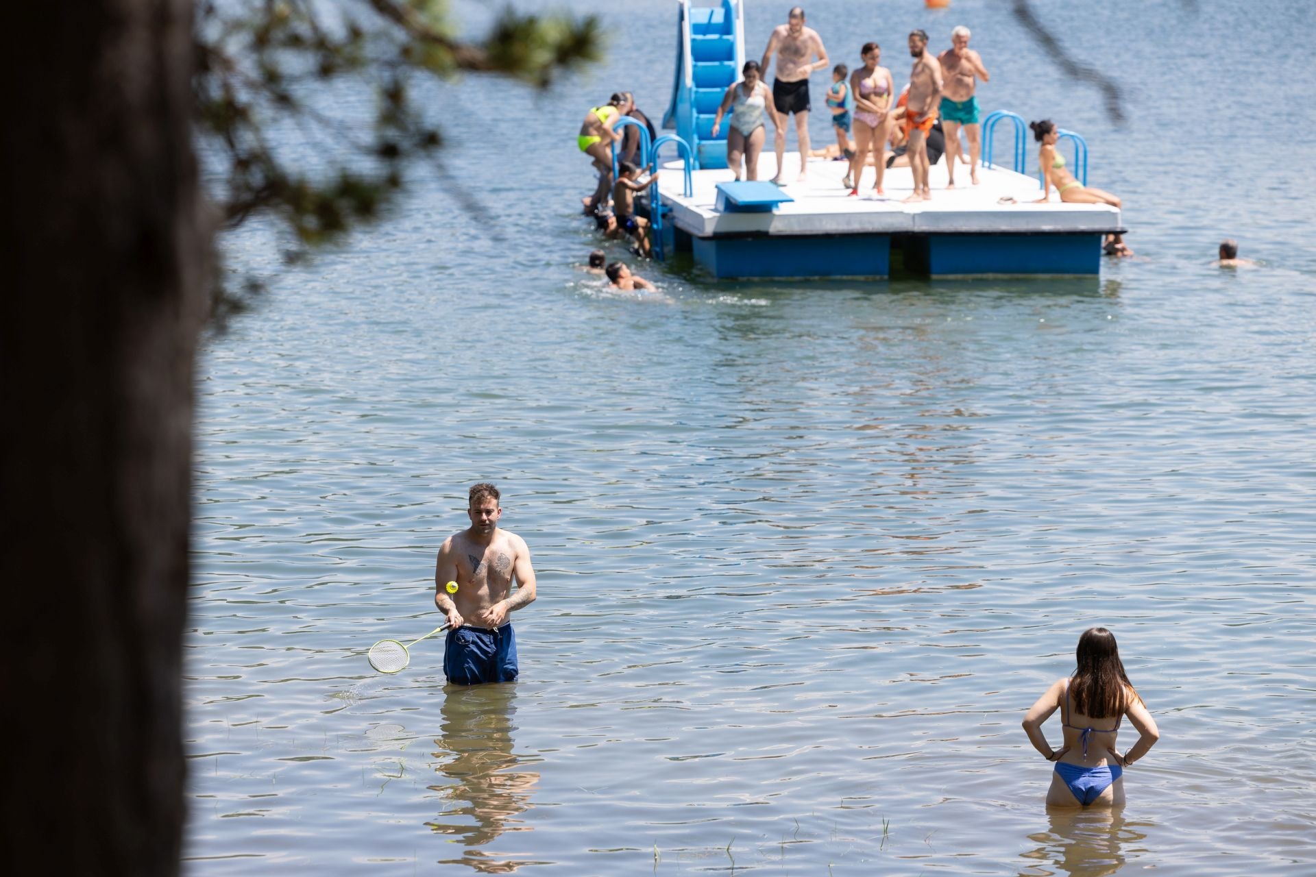 Las imágenes de los bañistas en El Rasillo