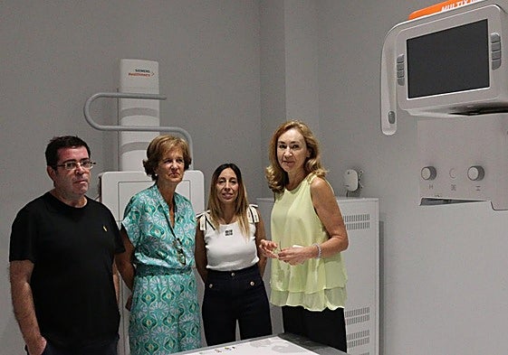 Presentación del nuevo equipo de rayos X en el Centro de Salud de Santo Domingo de la Calzada.