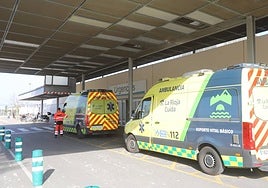 Exterior del servicio de Urgencias del Hospital San Pedro de Logroño.