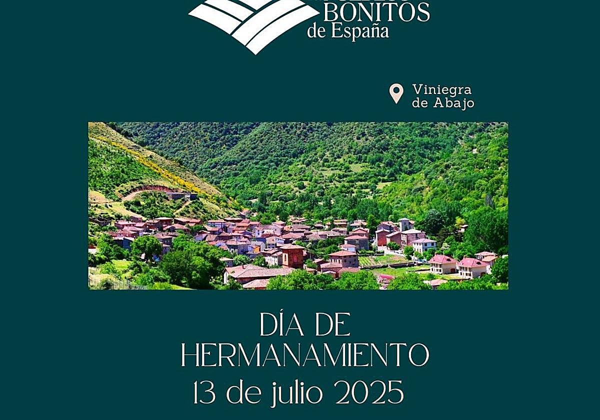 Viniegra de Abajo acogerá el Hermanamiento de los Pueblos Más Bonitos de La Rioja