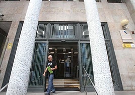 Imagen de archivo del edificio de Hacienda, en Logroño.
