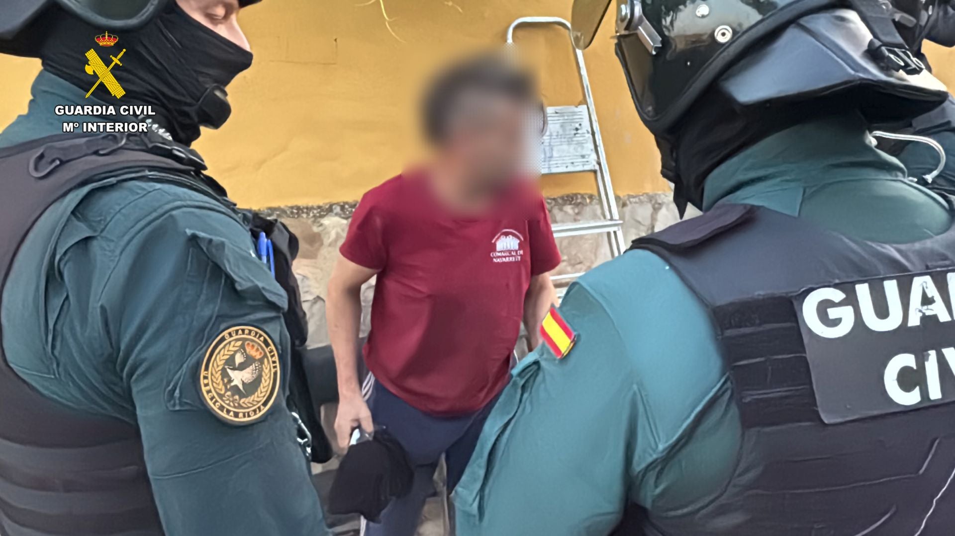 Las imágenes de la operación antidroga en Alcanadre
