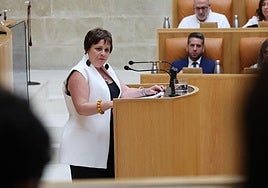 Henar Moreno, este jueves en el debate.