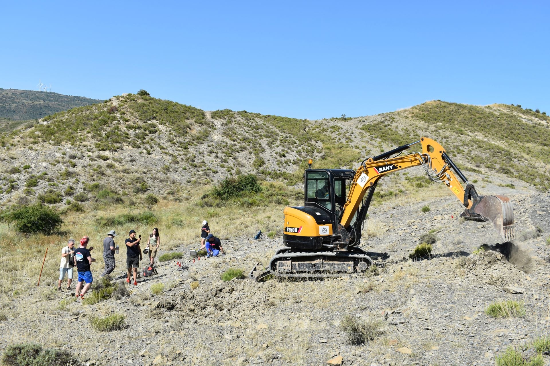 Imágenes de la excavación de Las Cerradas de Igea