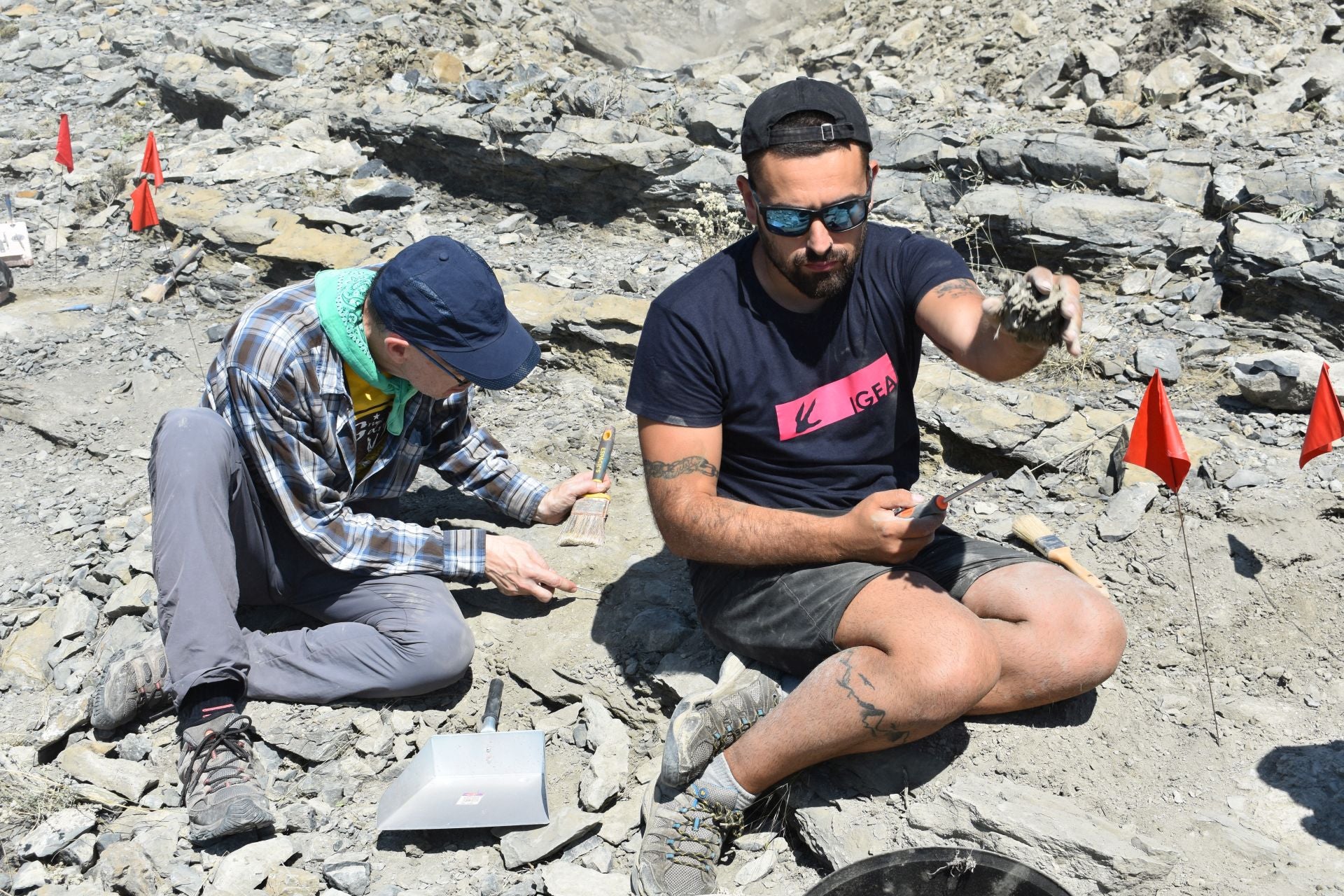 Imágenes de la excavación de Las Cerradas de Igea