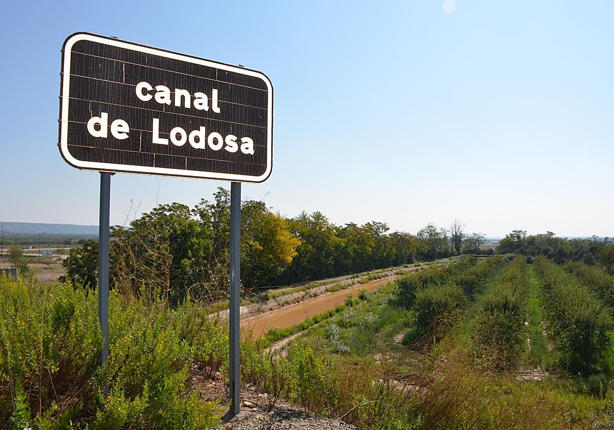 Canal de Lodosa, a su paso por Calahorra.