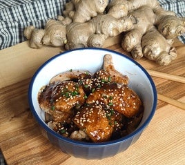 La receta de Paula Fernández: pollo con jengibre y limón