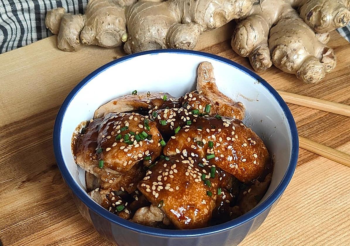 La receta de Paula Fernández: pollo con jengibre y limón