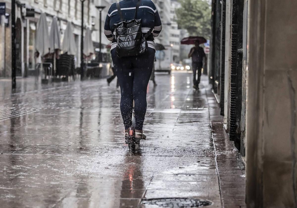 Tormenta en Logroño