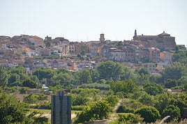 Panorámica del casco antiguo de Calahorra.