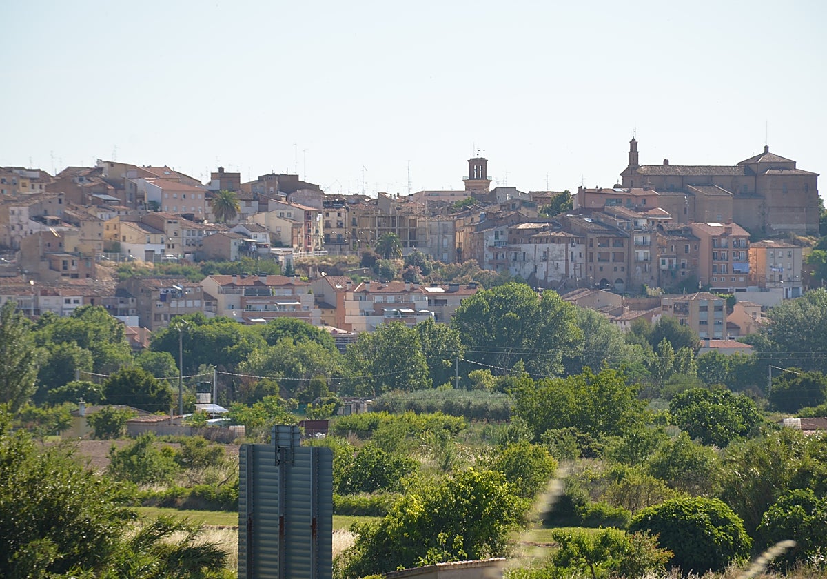 Panorámica del casco antiguo de Calahorra.