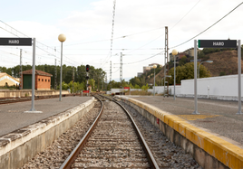 Estación de tren de Haro.