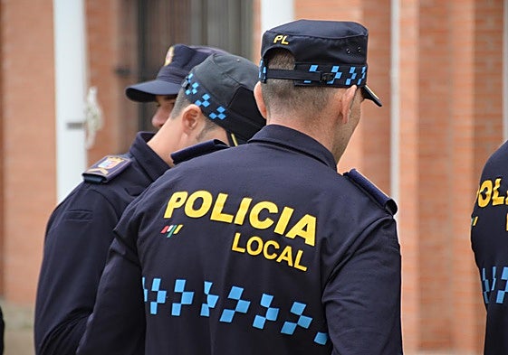 Agentes de la Policía de Calahorra.
