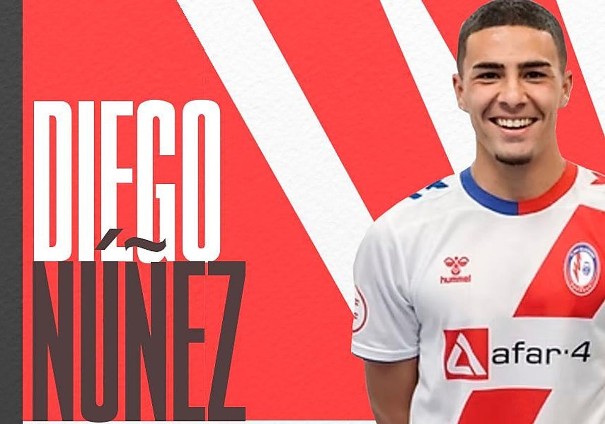 Anuncio de la SD Logroñés del fichaje de Núñez.