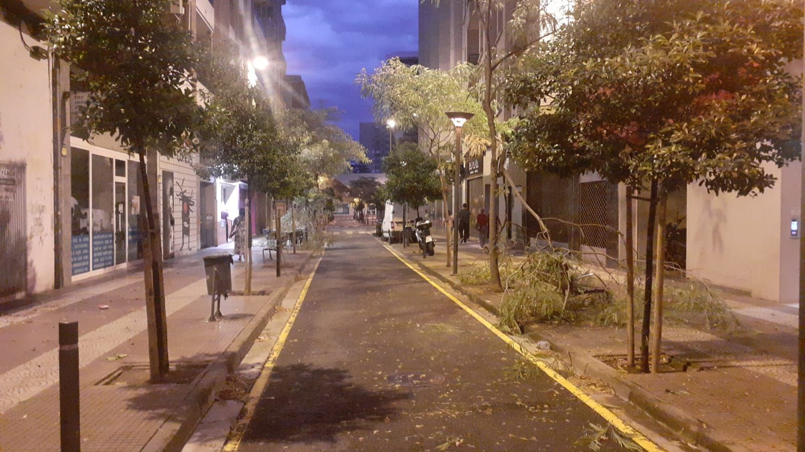 Las imágenes de la fuerte tormenta caída en Logroño