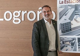 Rubén Antoñanzas, en la sala de prensa del Ayuntamiento.