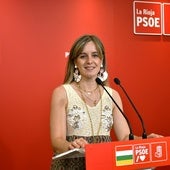 Sara Orradre durante la rueda de prensa de este martes.
